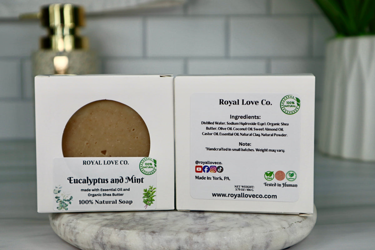 Eucalyptus and Mint 100% Natural Soap