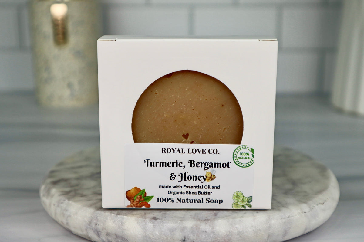 Turmeric, Bergamot and Honey 100% Natural Soap