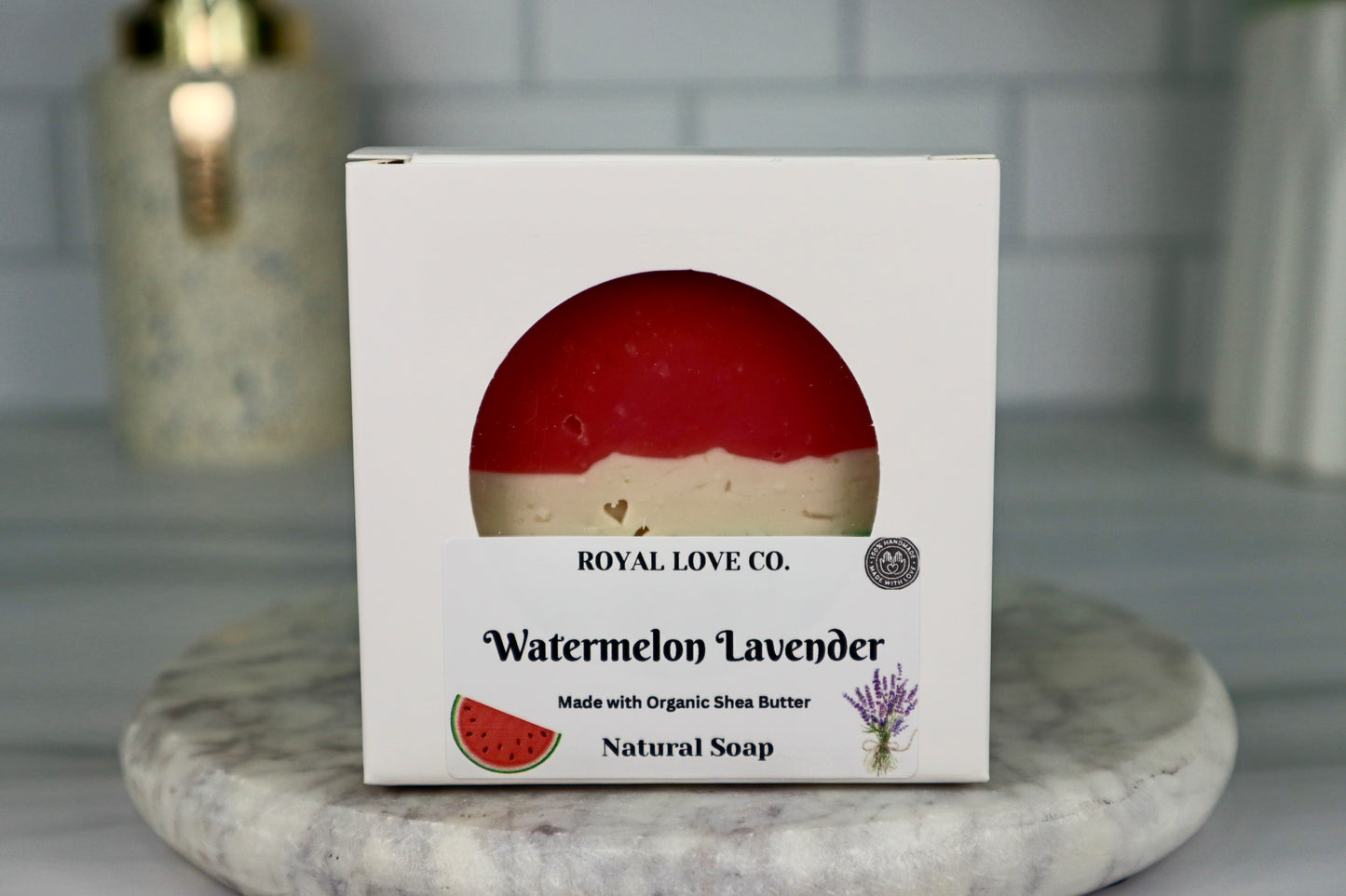 Watermelon and Lavender Soap