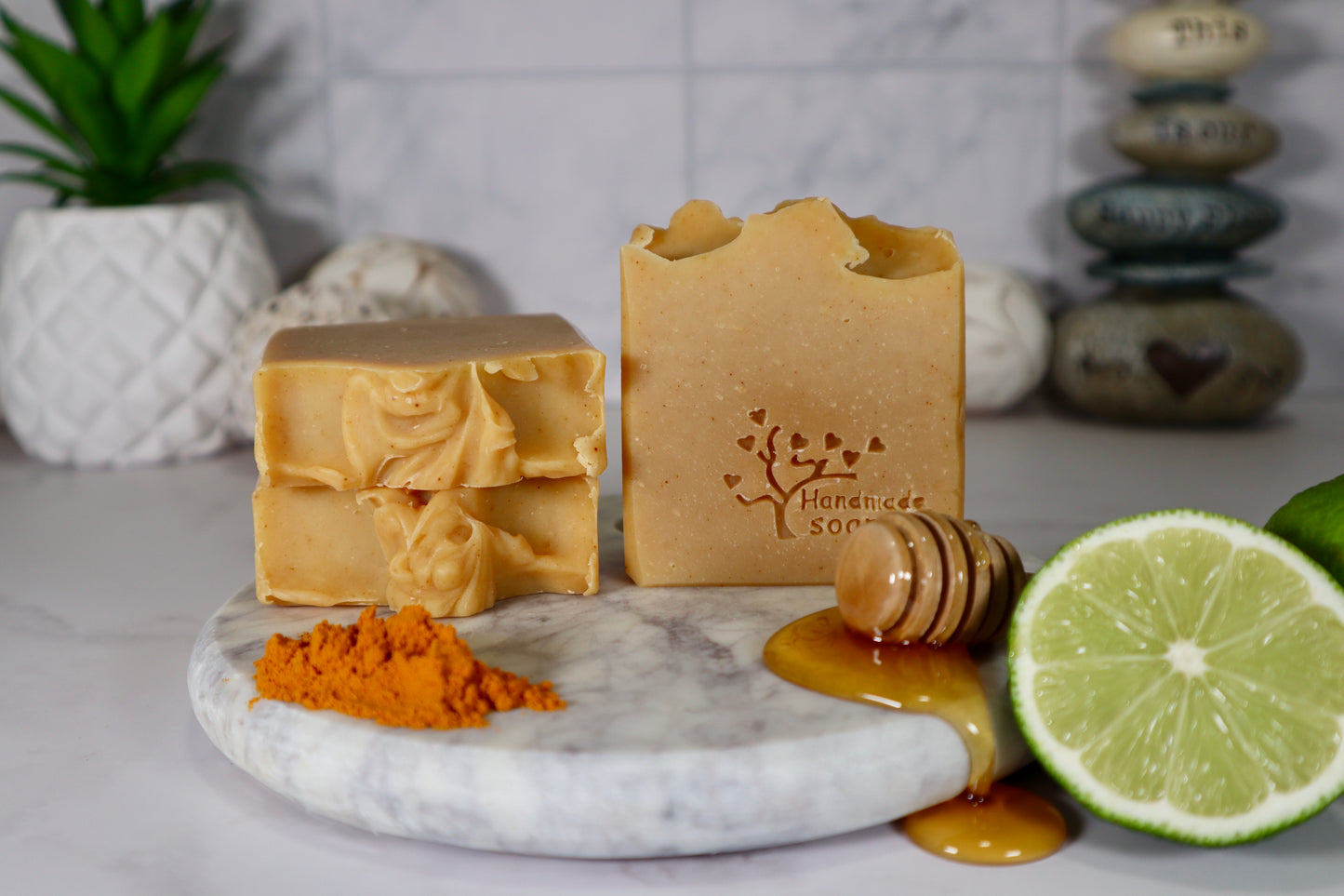 Turmeric, Bergamot and Honey 100% Natural Soap