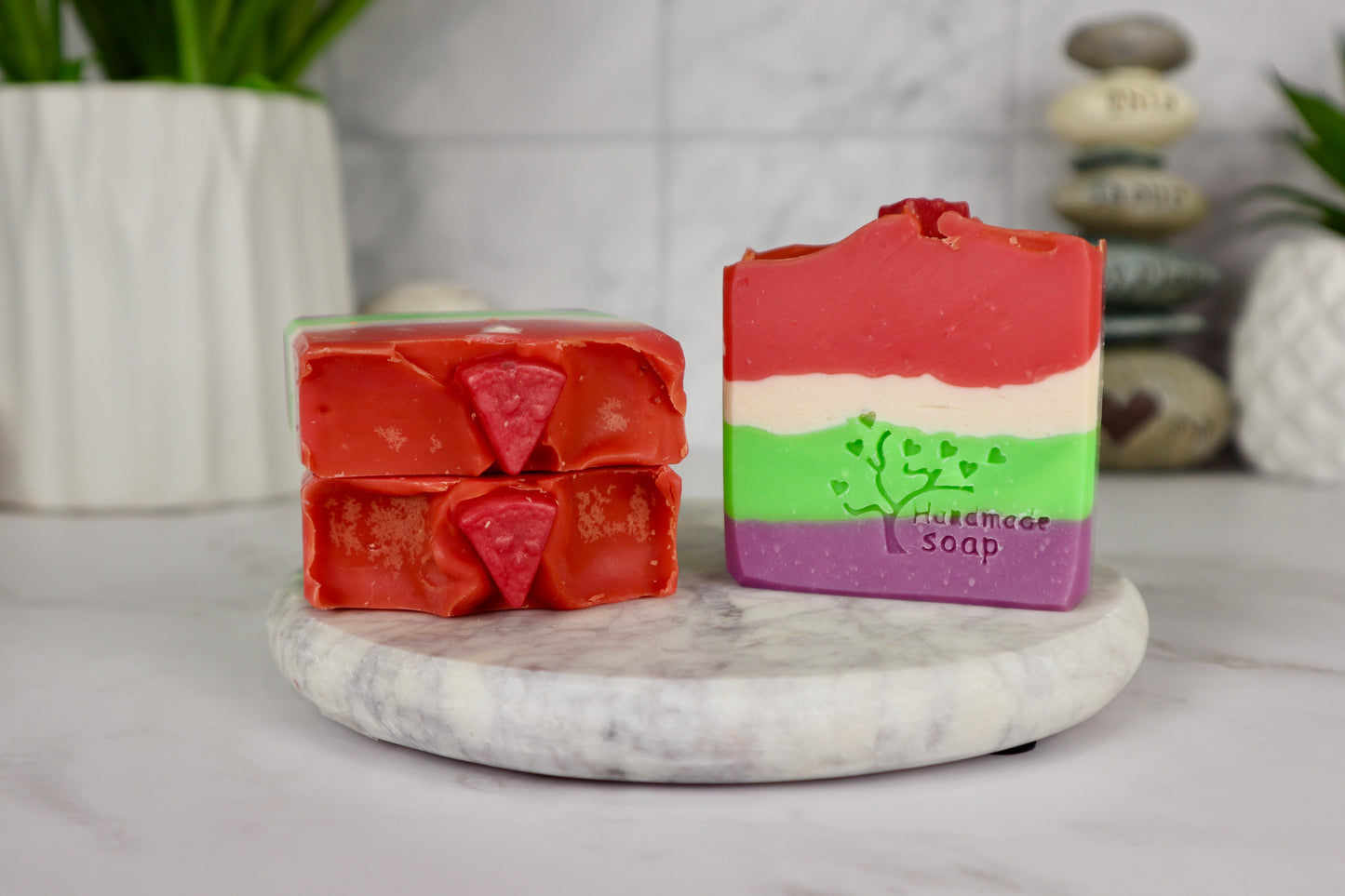 Watermelon and Lavender Soap