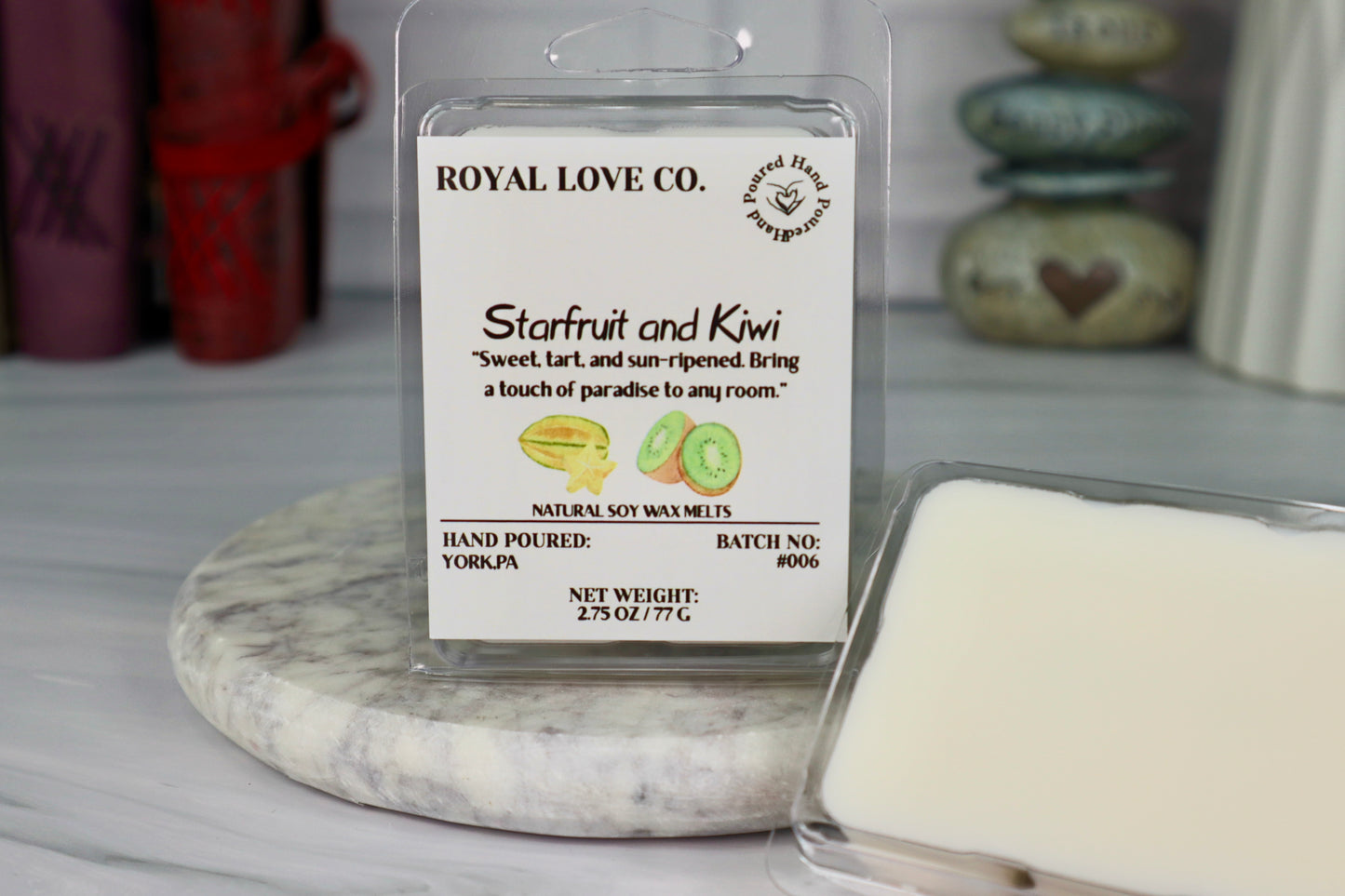 Starfruit and Kiwi Wax Melt