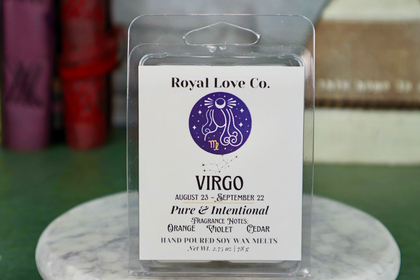 Virgo Zodiac Sign Wax Melt
