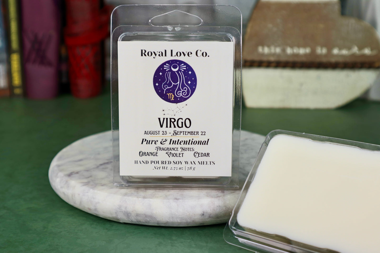 Virgo Zodiac Sign Wax Melt