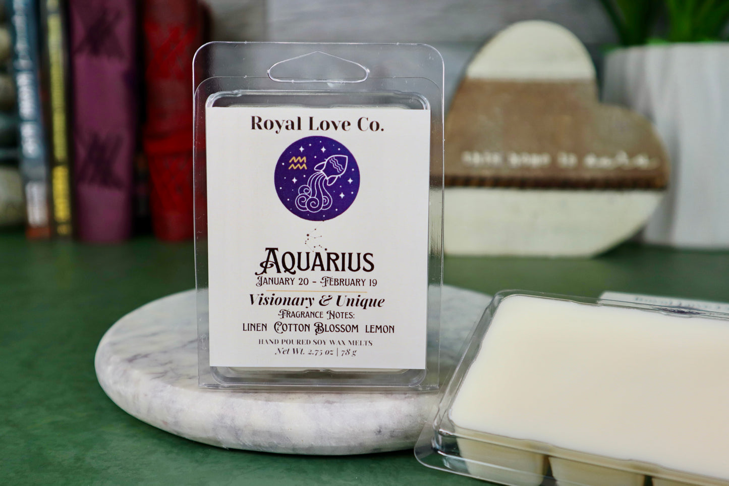 Aquarius Zodiac Sign Wax Melt