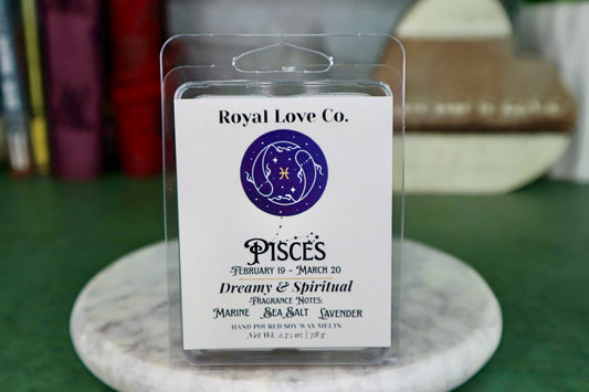 Pisces Zodiac Sign Wax Melt