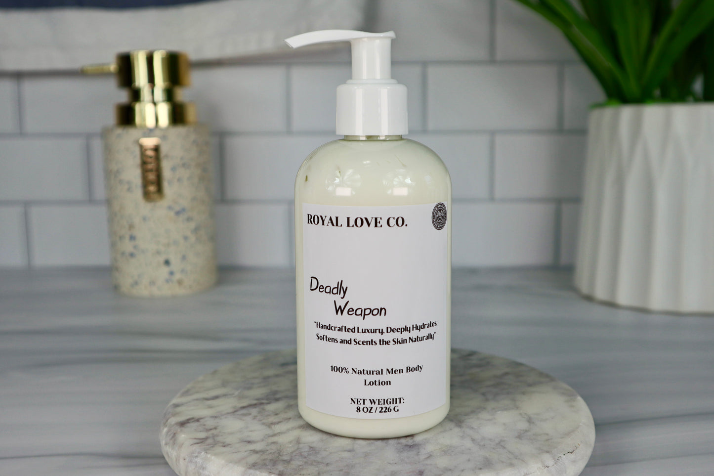 Deadly Weapon Men Body Lotion 8 oz