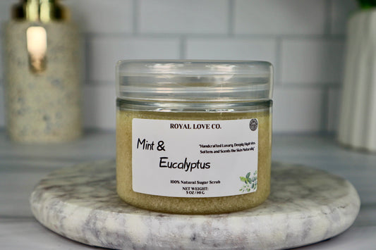 Mint and Eucalyptus Sugar Scrub