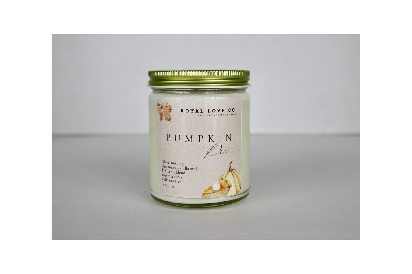 Pumpkin Pie All-Natural Soy-Coconut Candles